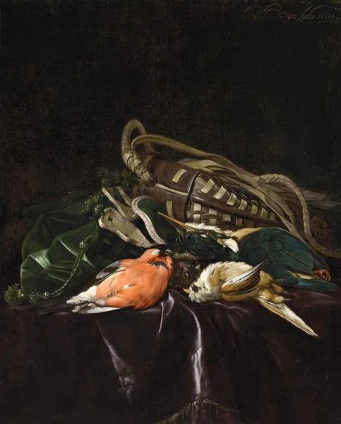 Still Life With Dead Birds And Game Bag